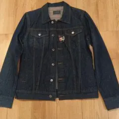 ILLS デニムジャケット ストライプ裏地