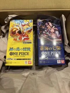 ワンピースカードゲーム 蒼海の七傑 神の島の冒険 2BOX 未開封テープ