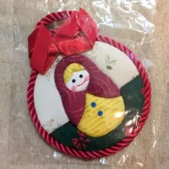マトリョーシカ　ハンドメイド　クリスマス　オーナメント　壁飾り　ロシア