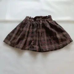 即日発送　quoti use fith　チェックスカート　М（90）