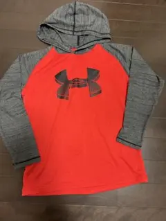 Under Armour YMD LOOSE パーカー 赤/グレー