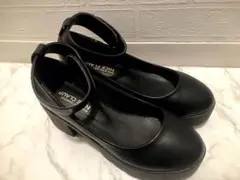 未使用品 NICE CLAUP ヒールパンプス ブラックのサムネイル
