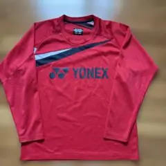 YONEX レッド 長袖シャツ
