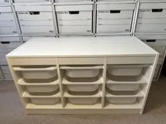 IKEA TROFAST 収納コンビネーション ホワイト　直接お渡しのサムネイル