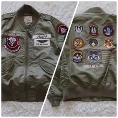 AVIREX L-2B フライトジャケット ワッペン 中綿なし ライトアウター