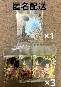 【新品・未開封】 ワンピース大海賊ウエハース LOG.12 SP:4枚セット