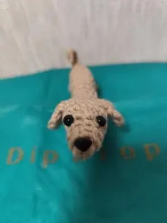 ミニチュアダックスフント (薄茶) あみぐるみ 犬のサムネイル
