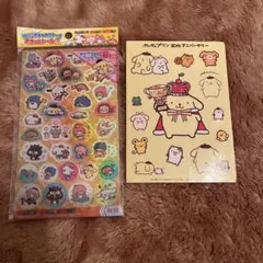 サンリオ ポムポムプリンとサンリオキャラクターズシール2枚セット