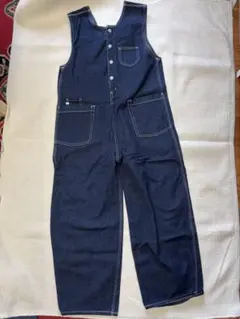 SOMETHING × FREAK'S STORE 別注ボタンフライサロペット