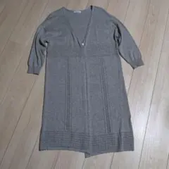 GLOBAL WORK Vネックロングカーディガン