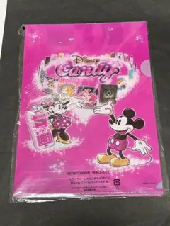 Disney Candy ミッキー ミニー クリアファイル