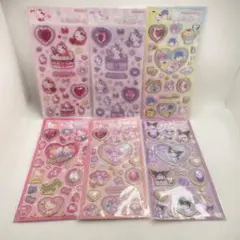 正規品 キラキラジュエルシール Y2Kホイップ 6種まとめ売り サンリオ