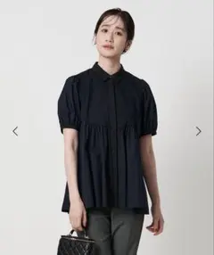 ユナイテッドアローズ ミニマル フリル ショートスリーブ ニット