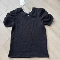 【新品】アプレレクール　バッグリボンTシャツ　130 ブラック