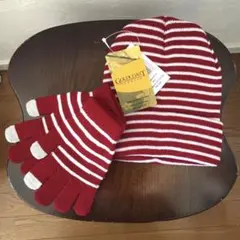 新品◇GOLD COAST ニット帽&手袋セット