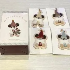 ディズニー・クリスマス　リルリンリン キーチェーン4個コンプリート