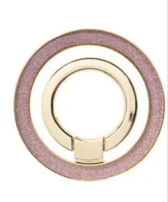 ピンク 円形リング スマホリング