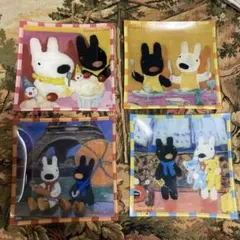 リサとガスパール　ガラストレー（中古品）4枚