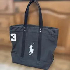 POLO RALPH LAUREN ⭐︎大容量トートバッグ ⭐︎ブラック