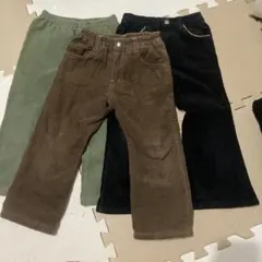 コーデュロイパンツ 裏起毛 100
