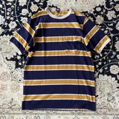 90s OLD STUSSY ステューシー ボーダー Tシャツ S USA製のサムネイル