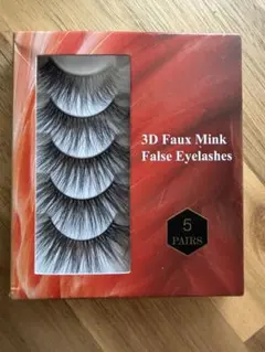 3D Faux Mink False Eyelashes 5ペアのサムネイル