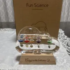 Fun Science ガラスフロート温度計❤️