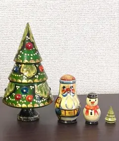 【クリスマスマーケット】ツリーのマトリョーシカのサムネイル
