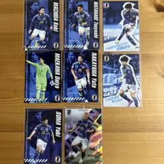 サッカー日本代表☆スポーツカード☆8枚セット