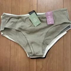 レディースショーツ　大きいサイズ　7枚セット　リブ　オーガニックコットン　新品
