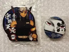 鬼滅の刃 柱合会議 アクリルスタンド 柱展 缶バッジ 宇髄天元