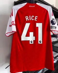 2526シーズンですアーセナル ジャージ Rice 41 Mサイズ