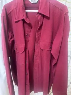80s Woolrich ウールリッチ シャモアクロスシャツ 厚手 M