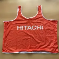 HITACHI ビブス オレンジ 練習用