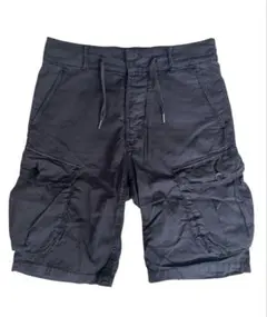 『ARMANI / アルマーニ』 ネイビー カーゴ ハーフパンツ 44 美品のサムネイル