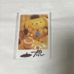 東京ドームホテル チェキ風カード ポムポムプリン サイン サンリオ きゅあかわ