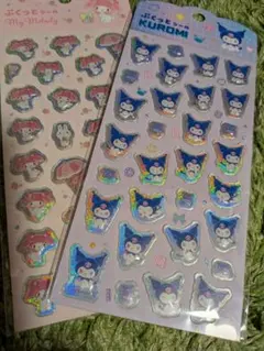 My Melody & Kuromi ホログラムステッカーセット