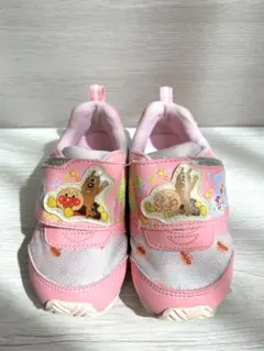 アンパンマン 14cm ピンク スニーカー