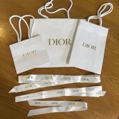 DIOR ショッパー ショップ袋 3種　リボン3本