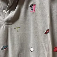 Jack Bunny!！！ 刺繍柄 藤子プロコラボ‼️ グレー ポロシャツ