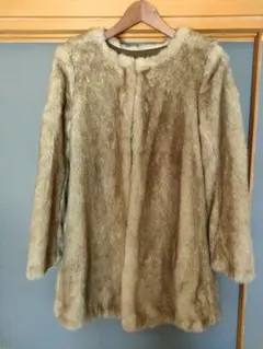 フェイクファー　コート