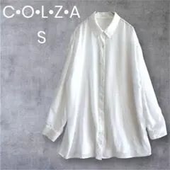 C•L•O•Z•A 長袖シャツ シアーシャツ リメイク用 オフィス S 1687