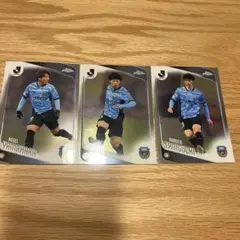 Topps Chrome J 리그 가와사키 프론탈레 3장 세트