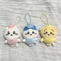 ちいかわ マスコット 3点セット 妖精 ハチワレ うさぎ ガチャガチャ