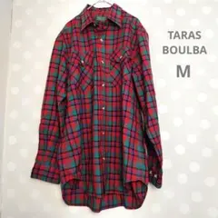 美品 TARAS BOULBA タラスブルバ メンズ ウールシャツ M 長袖のサムネイル