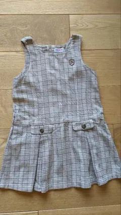 ミキハウス　チェックワンピース　120cm