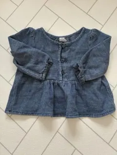 baby Gap デニム調ボタン付きシャツ 70cm