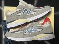 New Balance 990 スニーカー グレー/ホワイト
