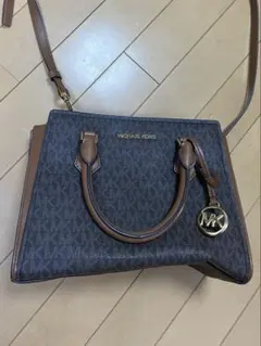 【美品】マイケルコース 2WAY トートバッグ MKシグネチャー ブラウン