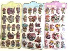 ラブブ シール オーロラ 3枚セット